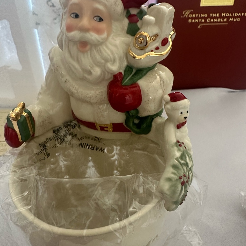 Lenox Santa Candle Hug - Picture 2 of 9